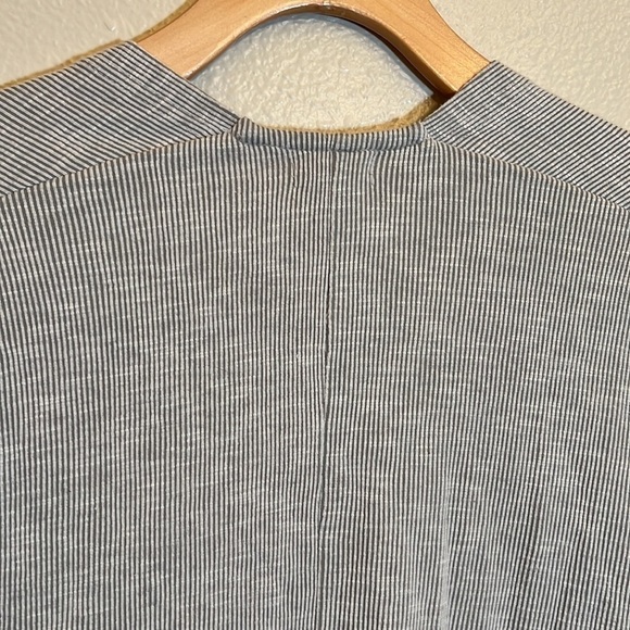 DONNI Gray Ribbed Open Front Cardigan - Picture 7 of 12
